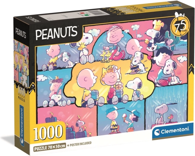 Puzzle CLEMENTONI Peanuts: Snoopy und Freunde 1000 Teile