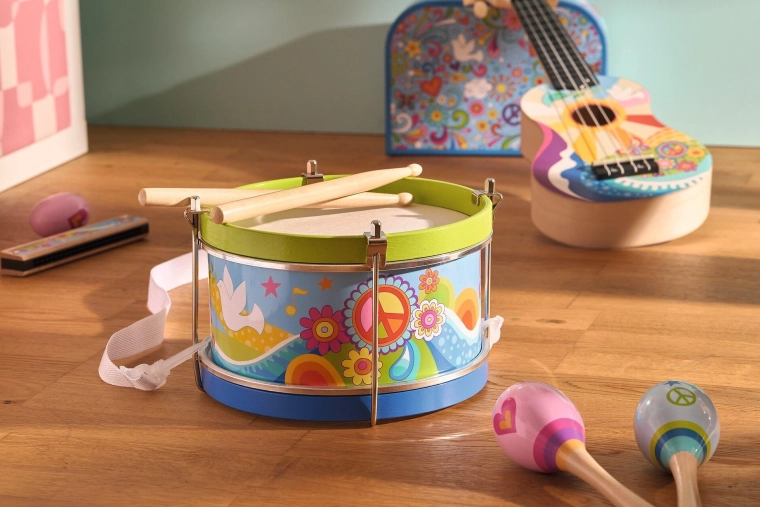Kindertrommel Flower meadow Goki - 1 Stück