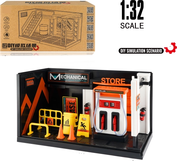 Modell Benzinpumpe 1:32 – aus Metall