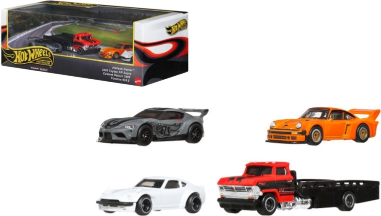 Hot Wheels Premium Collector – Set mit 4 Autos