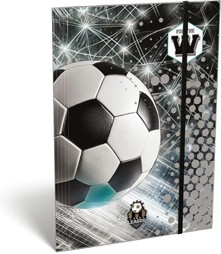 LizzyCard Top League Aktenmappe A4 mit flachem Gummiband