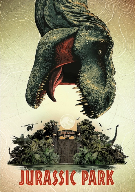 TREFL Puzzle Premium Plus Jurassic Park: Filmplakat 1000 Teile