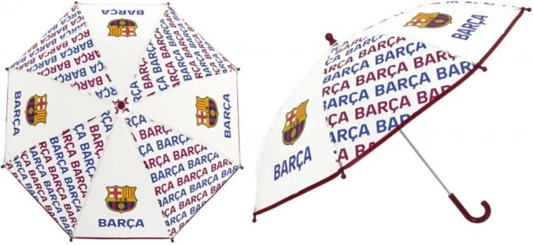 Transparenter Regenschirm FC Barcelona