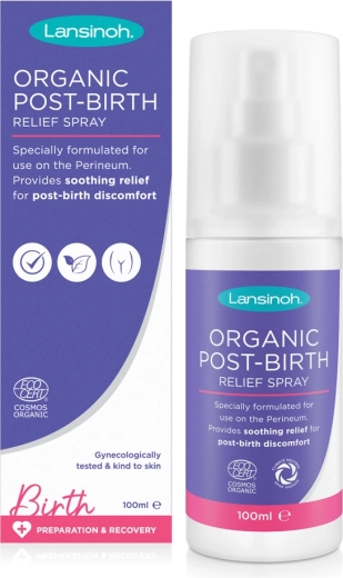 Lansinoh Bio-beruhigendes Dammspray nach der Geburt 100 ml