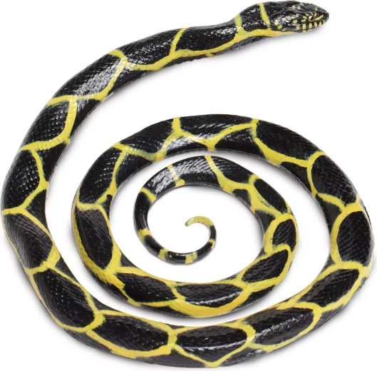 Safari Ltd. gestreifte Königsnatter – Schlangenfigur – 1 Stück