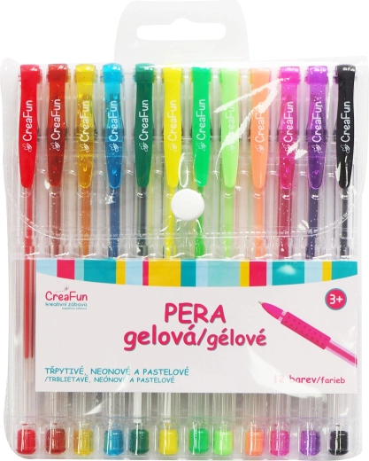 CreaFun Gelstifte – Set mit 12 Farben