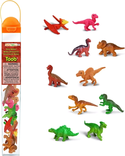Safari Ltd. Toobs Röhre – Dinosaurierbabys