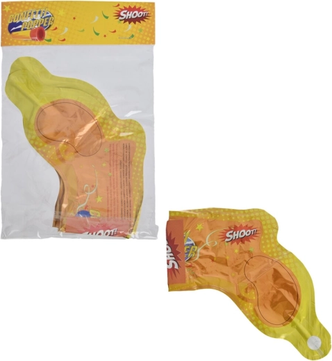 Konfetti-Schusspistole mit Ballon, 3 Stk.