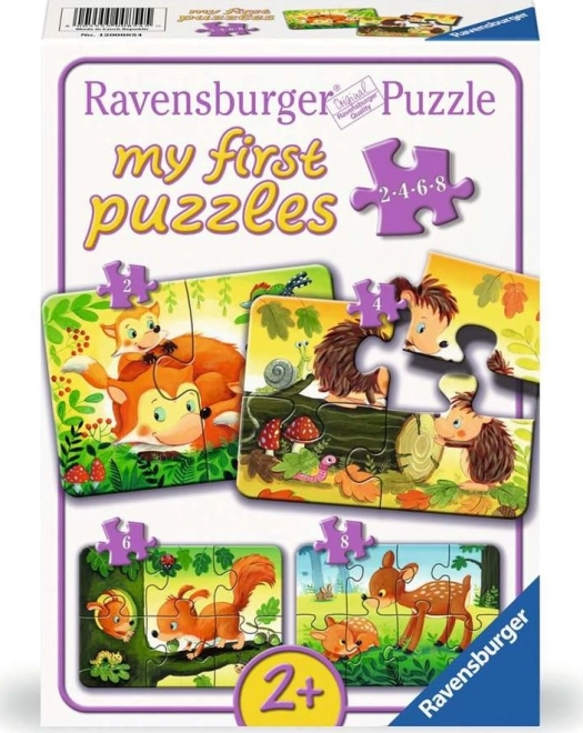Mein erstes Puzzle Waldtiere 4-in-1