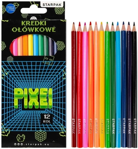 Buntstifte Game Pixel – 12 Farben