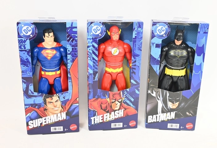DC Actionfigur 29 cm Batman / Superman / Flash