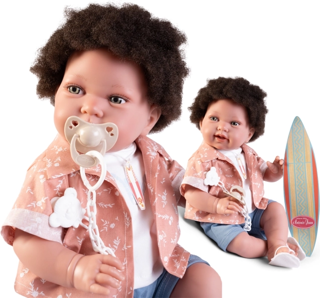 Puppe Antonio Juan Pipo mit realistischen Haaren