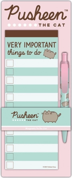 Notiz-Set PUSHEEN mit Magnet und Kugelschreiber