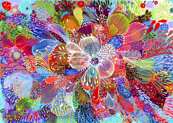 Enjoy Puzzle Blumen der Revolution 1000 Teile