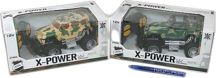 RC-Geländewagen mit Fernsteuerung 17 cm - 1 Stück