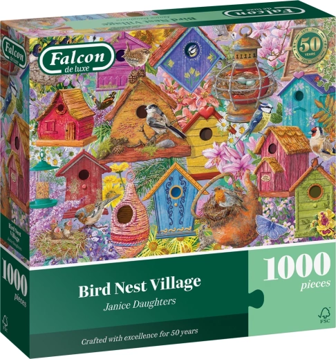 Falcon Puzzle Vogelhäuschen 1000 Teile