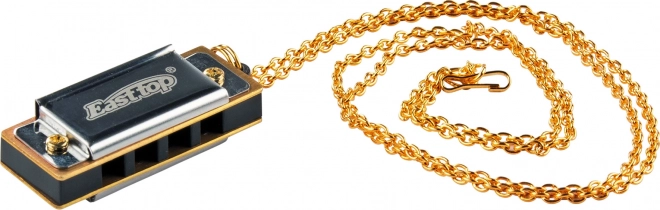 GOKI Mini-Mundharmonika mit Kette