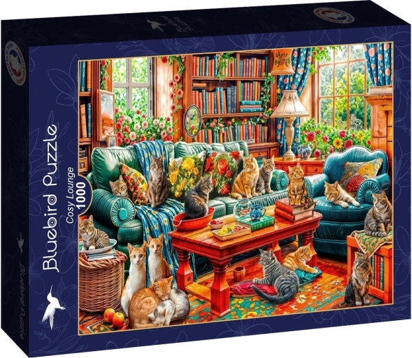 Bluebird Puzzle Gemütliches Wohnzimmer 1000 Teile