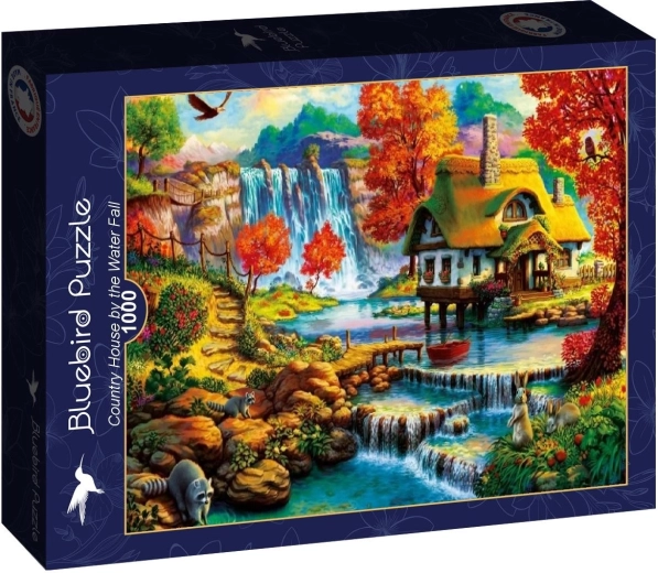 Bluebird Puzzle Landhaus am Wasserfall 1000 Teile