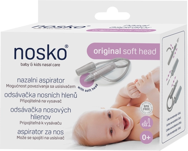 NOSKO Nasensekret-Absauger Soft Head