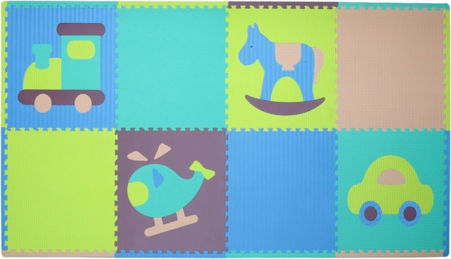 Schaumstoffpuzzle Spielzeug für Jungen mit Rändern