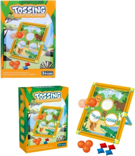 Spieleset mit Zielscheibe, Bällen und Wurfsäckchen