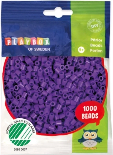 Playbox Bügelperlen lila 1000 Stk.