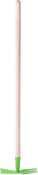 Kinder Doppelhacke mit Holzstiel 75 cm