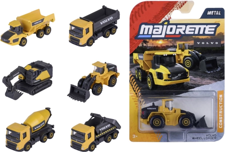 Majorette Volvo Premium Baufahrzeug – 1 Stück