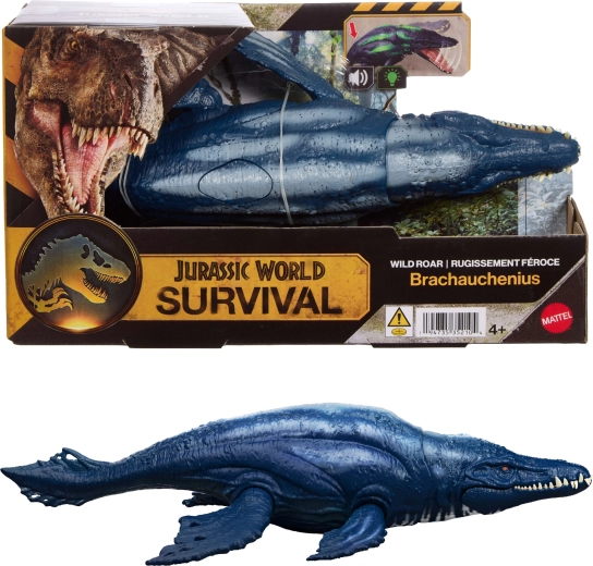Interaktive Dinosaurierfigur JURASSIC WORLD Survival Brachauchenius 30 cm