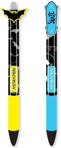 Radierbares Stift ASTRA Oops! Skate & Bats, 1 Stk (Farbmix)
