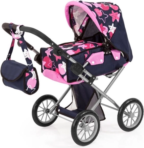 Bayer City Star Kombi-Puppenwagen rosa-blau