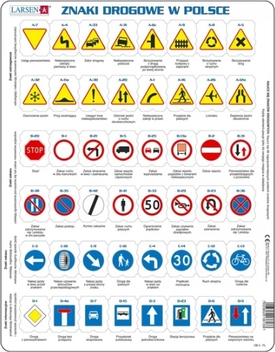 Larsen Verkehrszeichen in Polen – Lernpuzzle