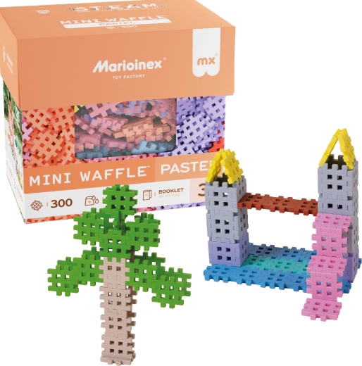 Marioinex Mini Waffle Pastell-Bausatz, 300 Teile