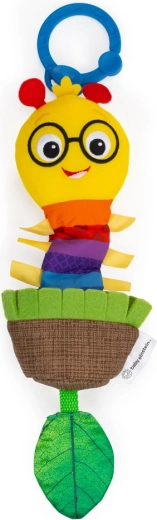 Baby Einstein Aufziehbare Hängespielzeug-Rassel Cal-a-Puller am C-Ring, 0m+