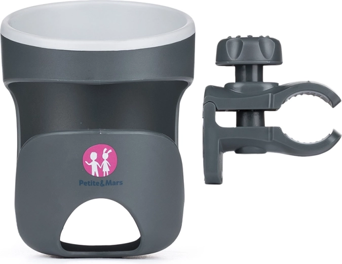 PETITE & MARS Getränkehalter Handy Grey für Kinderwagen