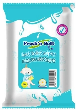 Fresh ’n soft feuchtes Kinder-Toilettenpapier vegan 60 Stk.