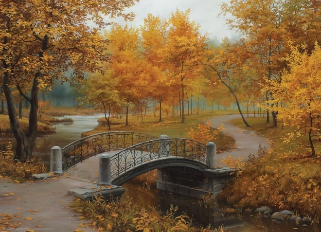 Puzzle EUROGRAPHICS Herbst im alten Park 1000 Teile