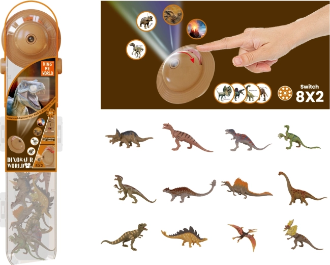 PLEJO Dinosaurier mit Projektor