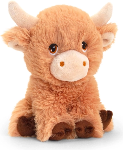 Keel Toys Keeleco Hochlandrind – Eco-Kuscheltier 18 cm