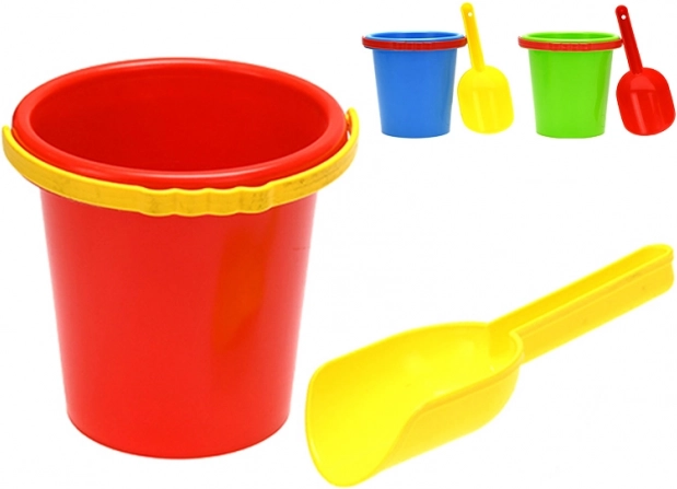 Sandset: Eimer 14 cm und Schaufel