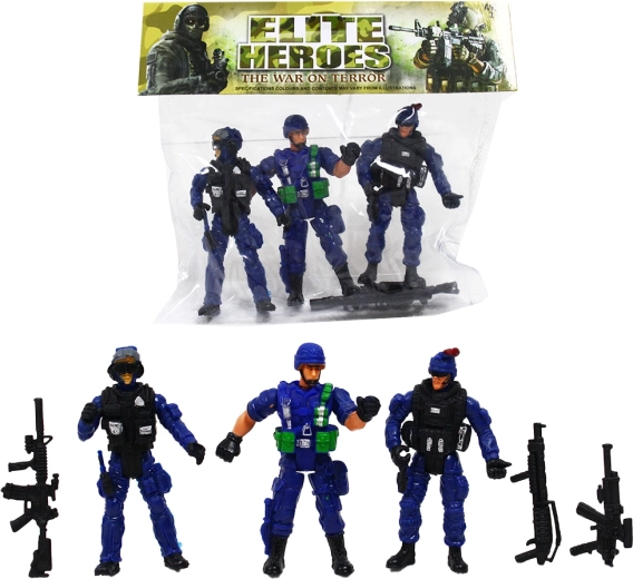 Action-Figuren Soldaten – Set mit 3 Stück, Serie 4