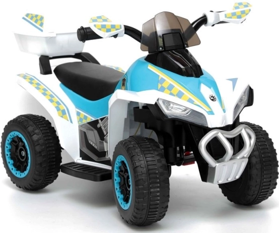Kinderbatterie-Quad mit Polizeimotiv