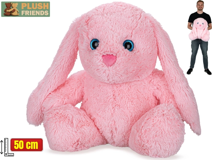 Plush Friends Plüschhase rosa 50 cm