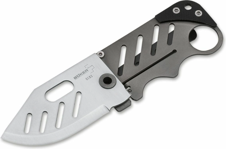 Halsmesser Böker Plus Credit Card Knife, 5,8 cm, G10 und Titan