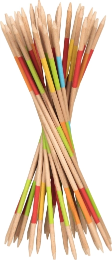 Mikado – Geschicklichkeitsspiel aus Holz 18 cm - 1 Stück
