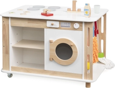Viga Holz-Hauszentrum 3-in-1 mit Zubehör