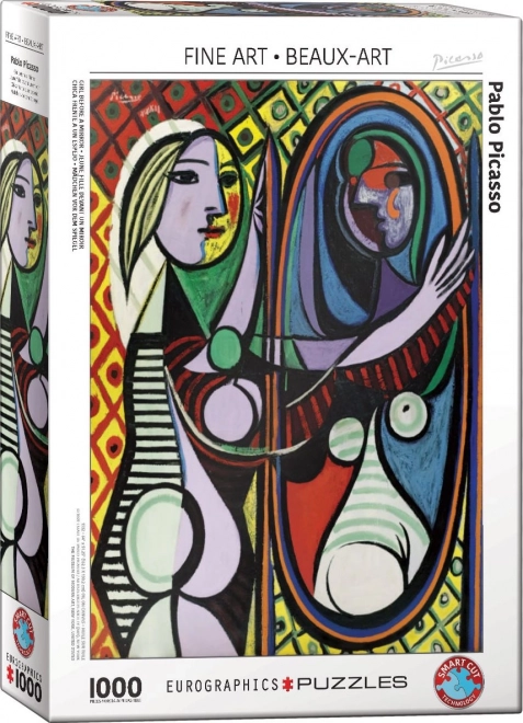 EUROGRAPHICS Puzzle Mädchen vor dem Spiegel – 1000 Teile