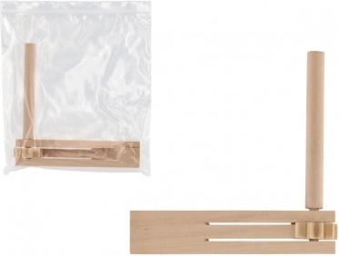 Holz-Ratsche 13 × 13 cm im Beutel