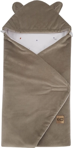 EKO Einschlagfußsack für Babyschale Velvet Fox 110 × 100 cm